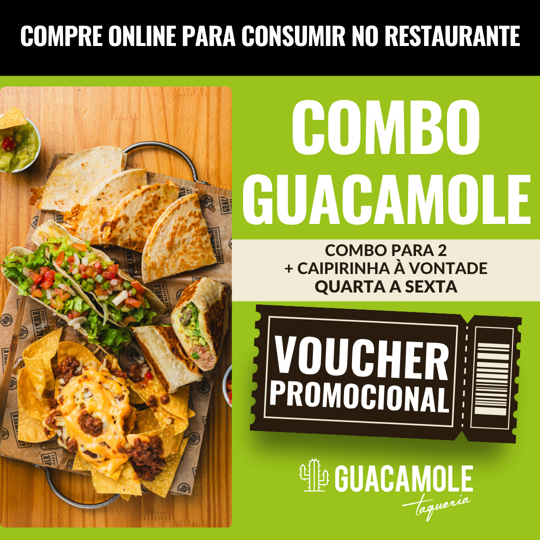 3- Combo Guacamole - 2 Pessoas
